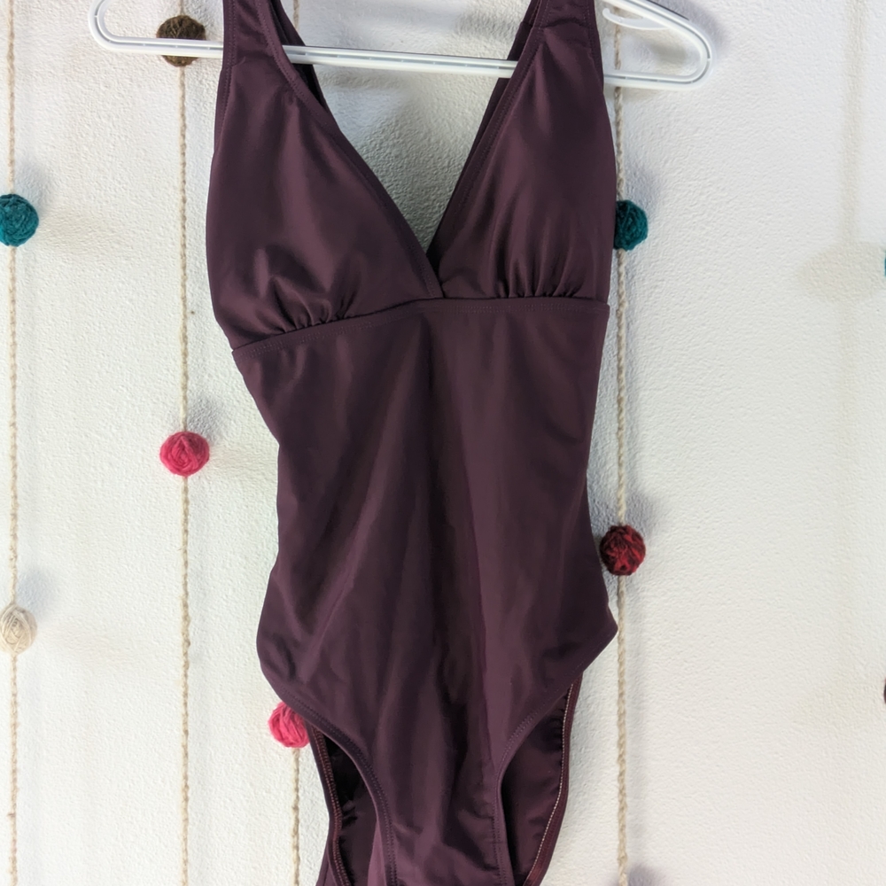 Plum One-Piece Swimsuit